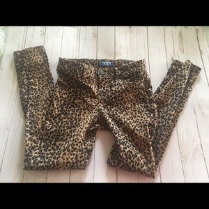 Girls Old Navy Leopard Jeggings, SZ 10